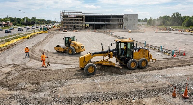 Parking Lot Excavation in Canton, GA