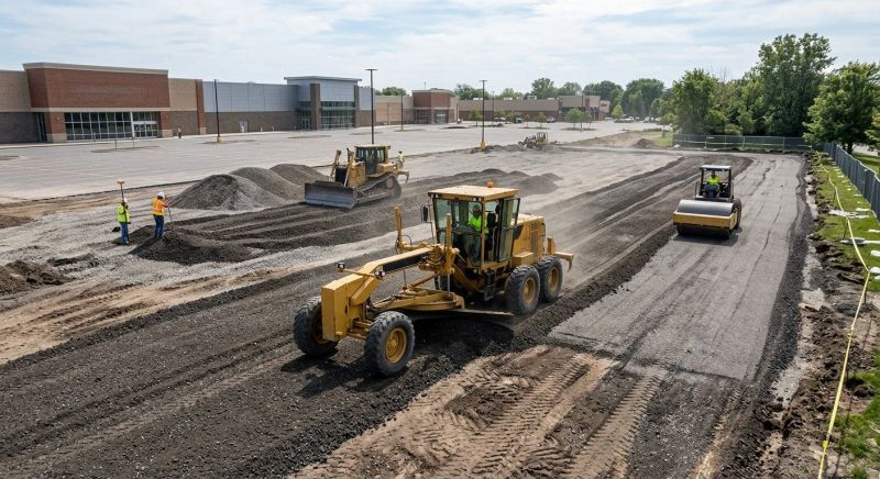 Parking Lot Excavation in Provo, UT