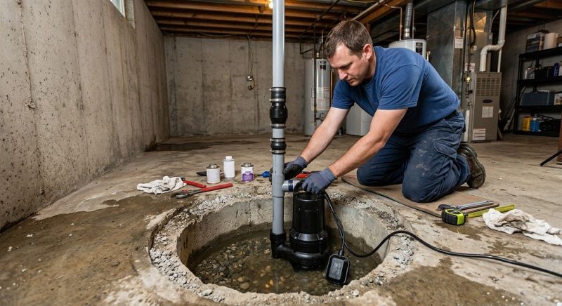Sump Pump Relocation in Tuscaloosa, AL